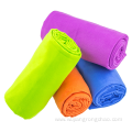 Hot customized microfiber suede solid color towel